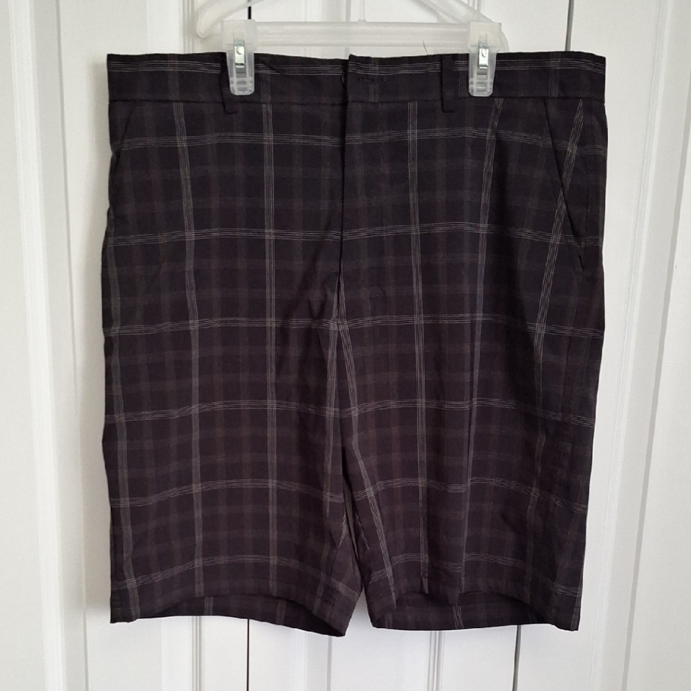 Kirkland Signature Black Flat Front Shorts Casual Style